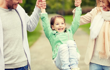 happy family of three Martinez, GA